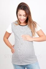 ⁦חולצת הריון כפות רגליים⁩ – תמונה ⁦3⁩