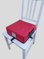 ⁦כרית הגבהה לכסא אוכל אדום⁩ – תמונה ⁦2⁩