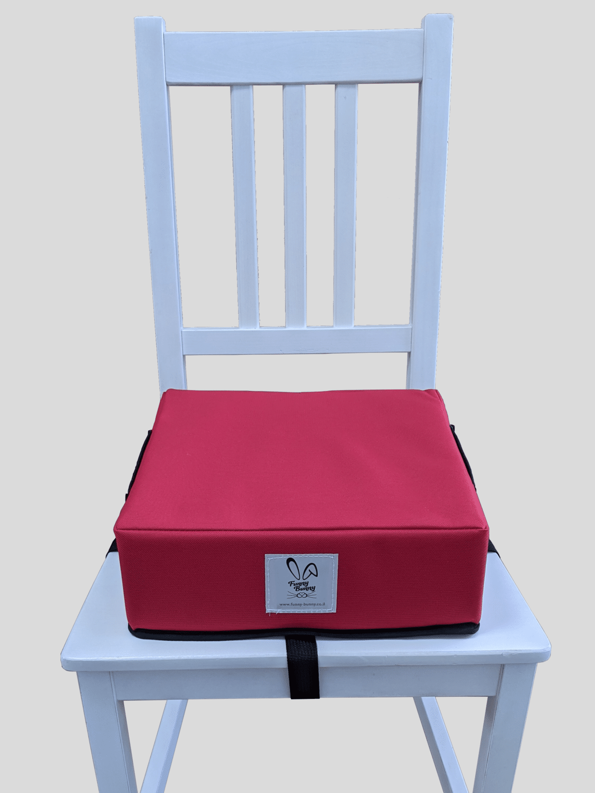 ⁦כרית הגבהה לכסא אוכל אדום⁩ – תמונה ⁦3⁩