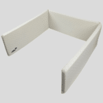 מגן ראש לעריסה 100% כותנה אורגנית נקודות שמנת