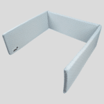 מגן ראש לעריסה 100% כותנה אורגנית נקודות תכלת