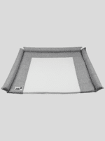 מזרן החתלה סלאב אפור בשילוב שעוונית 100% כותנה אורגנית