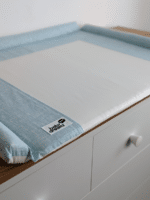 ⁦מזרן החתלה סלאב ירוק בשילוב שעוונית 100% כותנה אורגנית⁩ – תמונה ⁦2⁩