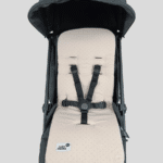 מזרן ויסקו לעגלה 100% כותנה אורגנית נקודות ורוד