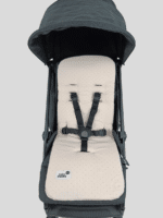 מזרן ויסקו לעגלה 100% כותנה אורגנית נקודות ורוד