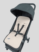 ⁦מזרן ויסקו לעגלה 100% כותנה אורגנית נקודות ורוד⁩ – תמונה ⁦2⁩