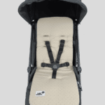 מזרן ויסקו לעגלה 100% כותנה אורגנית נקודות קפוצ'ינו