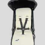 מזרן ויסקו לעגלה 100% כותנה אורגנית נקודות שמנת