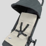 ריפודית לעגלה 100% כותנה אורגנית נקודות קפוצ'ינו