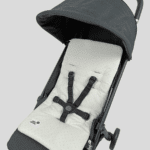 ריפודית לעגלה 100% כותנה אורגנית נקודות שמנת