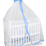 כילה למיטת / עריסת תינוק פס כחול