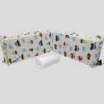 סט מצעים ללול תינוק 3 חלקים דגם מכוניות - Baby Dreamz