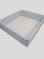 סט מצעים ללול תינוק 3 חלקים פנדה תכלת פרוס - Baby Dreamz