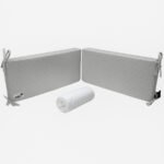 סט מצעים ללול 3 חלקים נקודות אפור - Baby Dreamz