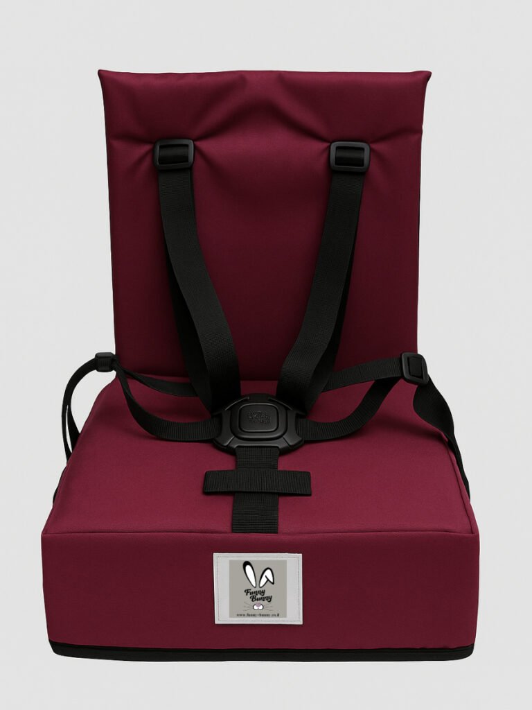 כרית / בוסטר ישיבה Grow Up בורדו חציל - Funny Bunny