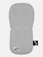 ריפודית לעגלה Cross 100% כותנה אורגנית נקודות אפור