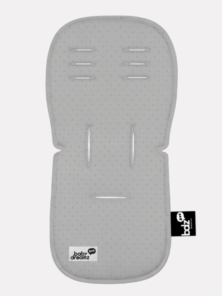 ריפודית לעגלה Cross 100% כותנה אורגנית נקודות אפור