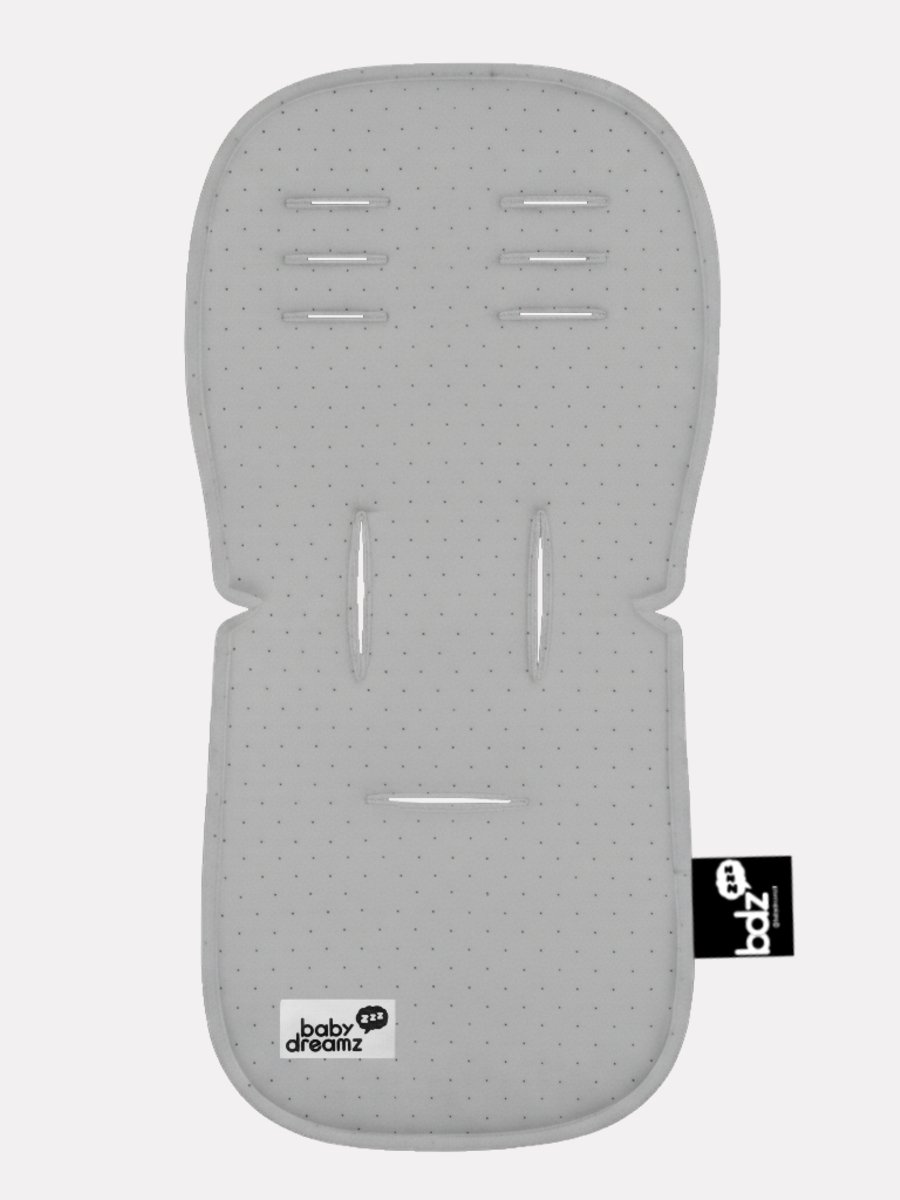 ריפודית לעגלה Cross 100% כותנה אורגנית נקודות אפור