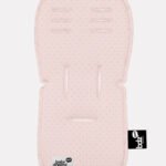 ריפודית לעגלה Cross 100% כותנה אורגנית נקודות ורוד