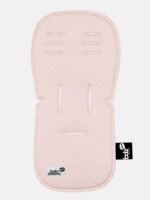 ריפודית לעגלה Cross 100% כותנה אורגנית נקודות ורוד