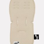 ריפודית לעגלה Cross 100% כותנה אורגנית נקודות קפוצ'ינו