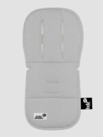 ריפודית לעגלה Line דגם נקודות אפור - 100% כותנה אורגנית מבית Baby Dreamz