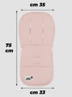 מידות ריפודית לעגלה Line - אורך 75 ס"מ, רוחב 33-35 ס"מ