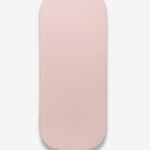 סדין לעגלה סל שכיבה ורוד מולבש על מזרן עגלת תינוק