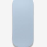 סדין לעגלה סל שכיבה תכלת מולבש על מזרן עגלת תינוק