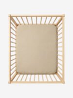 סדין ללול תינוק קפוצ'ינו 100% כותנה טריקו Funny Bunny בתוך לול תינוק