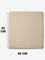 מידות סדין ללול תינוק קפוצ'ינו 95×83 ס"מ Funny Bunny