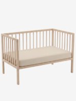 סדין לעריסת תינוק קפוצ'ינו 100% כותנה טריקו בתוך עריסה - Funny Bunny