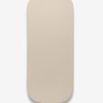 סדין לעגלה סל שכיבה קפוצ'ינו מולבש על מזרן עגלת תינוק