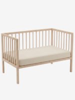 סדין לעריסת תינוק שמנת 100% כותנה טריקו בתוך עריסה - Funny Bunny