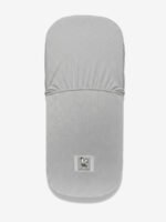 סדין לעגלה סל שכיבה אפור מלנז חצי מולבש על מזרן