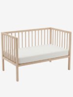 סדין לעריסת תינוק לבן 100% כותנה טריקו בתוך עריסה - Funny Bunny